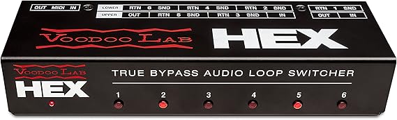 Voodoo Lab HEX True Bypass 6-Loop Audio Switcher