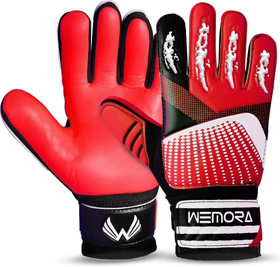Soccer Goalie Gloves for Kids Youth Junior Boys 4mm Anti Slip Strong Grips Palm Football Goalkeeper Gloves