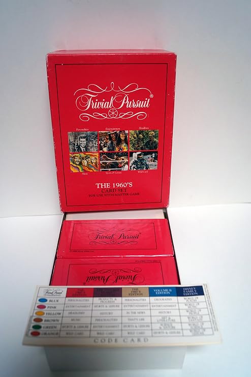 Trivial Pursuit - The 1960's Card Set (for use with the Master Game) by Parker Brothers