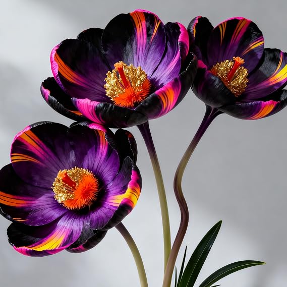 Saffron Crocus Bulbs for Planting – Produce Edible Saffron, Hardy Autumn Blooms for Garden & Pots，Hardy Perennial, Excellent Display-15bulbs-D