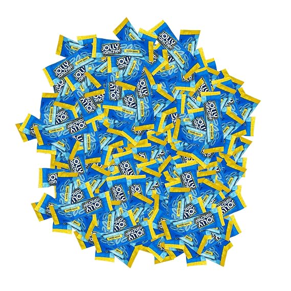 Joly Ranchr Stix Hard Candy Pack (1 lbs, Blue-Raspberry)