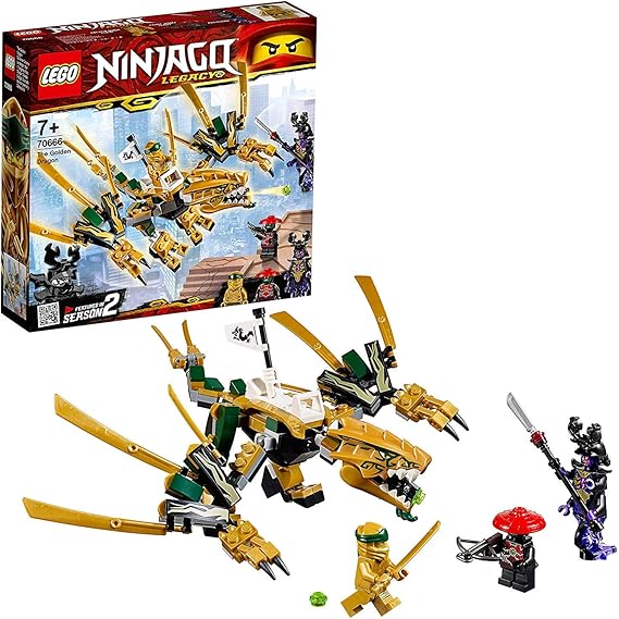 LEGO Ninjago 70666 Golden Dragon Blocks Toy Boys