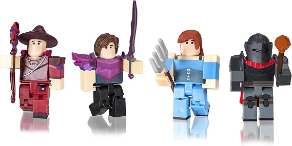 Roblox Celebrity Collection - Vesteria: Dark Forest Four Figure Pack [Includes Exclusive Virtual Item]