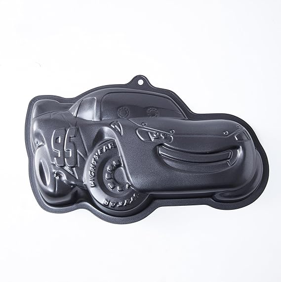 Car Cake Pan, 13.5 in Carbon Steel 3D Race Car Mold