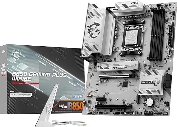 Msi Mb B850 Gaming Plus Wifi6e Am5 Ddr5 8200mhz(oc) Dp 2x M.2 Usb 10gbs 2,5g Lan Wi-fi 6e Atx