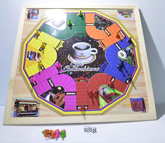 Tablero De Parques Colombiano De Doble Cara y Magnetico, Parcheesi Board Game, Double-Sided and Magnetic , Juego De Mesa.
