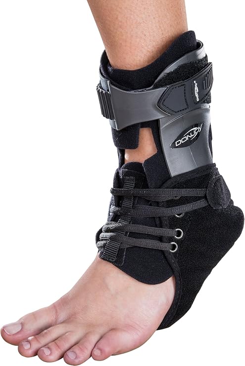 DonJoy Velocity Ankle Brace Inversion & Eversion Ankle Sprains - Comfortable Lightweight Brace, Small, Left