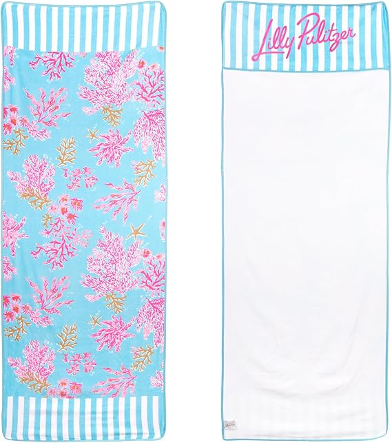 Lilly Pulitzer Lounger Chair Towel, Royal Coral