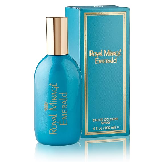 Royal Mirage Original Eau de Cologne for Men - Premium Bergamot & Jasmine Fragrance Spray - 120ml (4 oz) Long-Lasting EDC - Authentic Heritage