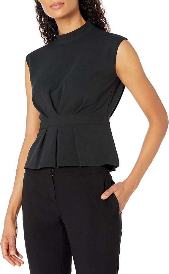 Club Monaco Women's Pleated Waist Top