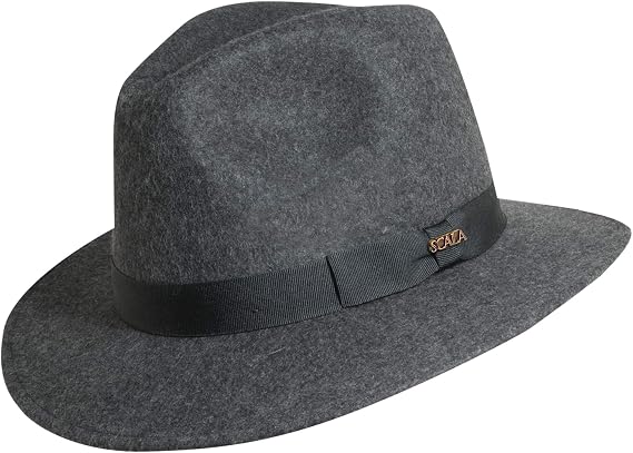 Scala Classico Men's Crushable Felt Safari Hat