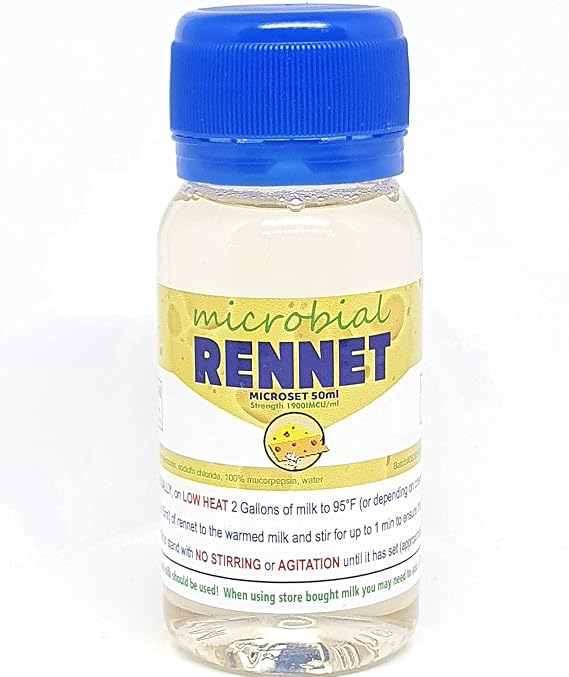 RENNET Microbial Liquid Cheese Coagulant Microset 50ml