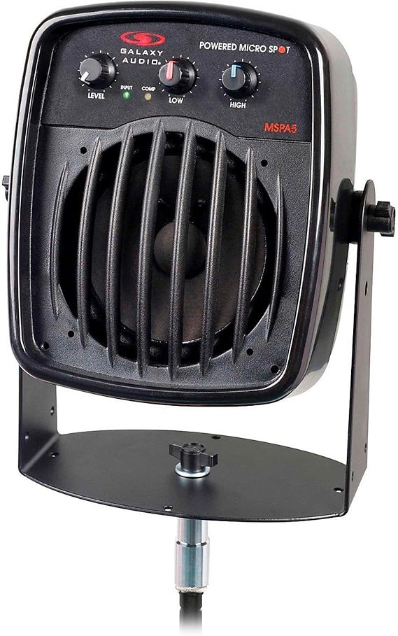 Galaxy Audio Powered Micro Spot MSPA5 Portable Powered Speaker