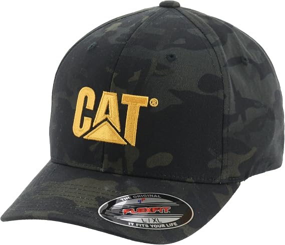 Caterpillar Men's Trademark Flex Fit Cap
