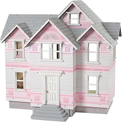 Melissa & Doug Classic Heirloom Victorian Wooden Dollhouse [White]