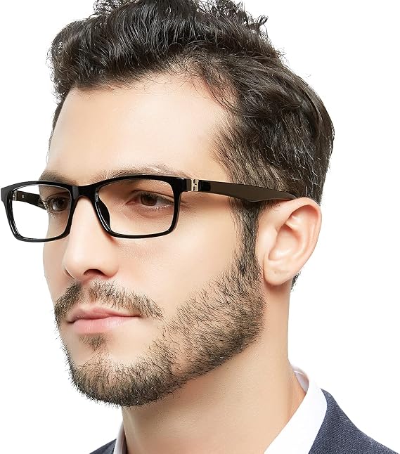 OCCI CHIARI Reading Glasses 1.0 men Sturdy Reader for Men 1.0 1.25 1.5 1.75 2.0 2.25 2.5 2.75 3.0 3.5 4.0 5.0 6.0 Black