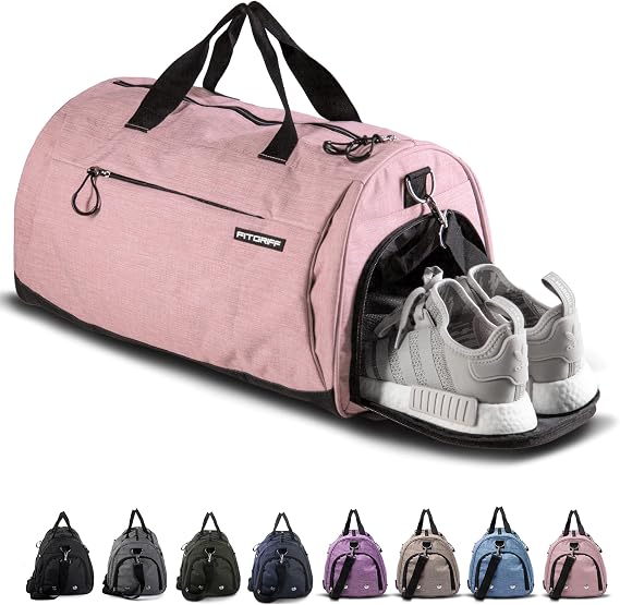 Fitgriff Gym Bag for Men & Women with Shoe & Wet Compartment - Duffle Bag for Travel, Sports, Fitness & Workout