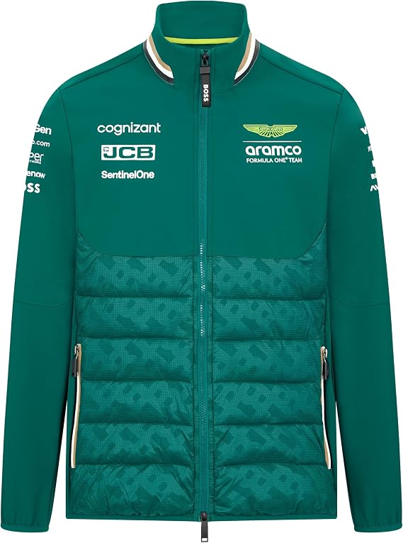 Aston Martin F1 Official Mens Team Hybrid Jacket 2024 - XXL
