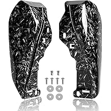 Mid-Frame Air Deflector Heat Carbon Fiber Pattern Debris Marbling Drawing, for Harley Davidson 2023-2026 CVO Road Glide ST, CVO Street Glide ST, 2024-2026 FLHX, FLTR, FLTRU, FLTRX, FLTRXSTSE