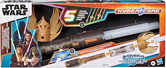 Star Wars Lightsaber Forge Force Color Master Lightsaber, Electronic Color Changing Lightsaber