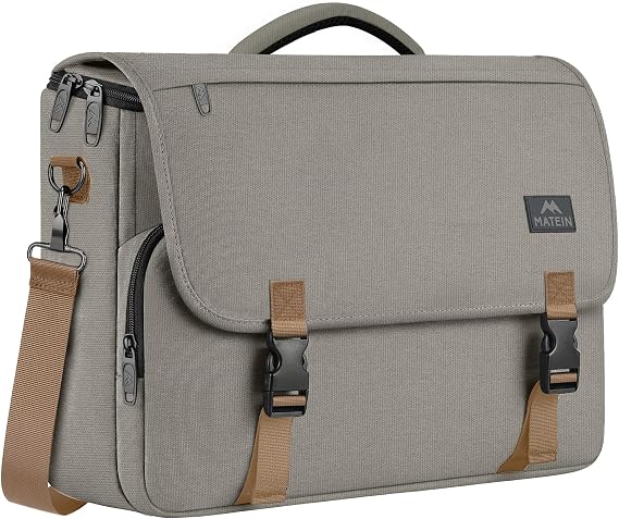 MATEIN Men Messenger Bag, Briefcases Lightweight Men's Laptop Bag 15.6 inch