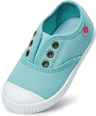 Kids Shoes Toddlers Canvas Sneakers Slip-on Comfortable Light Weight Skin-Friendly Causal Running Tennis Shoes for Boys GirlsToddleLittle KidsBig Kids