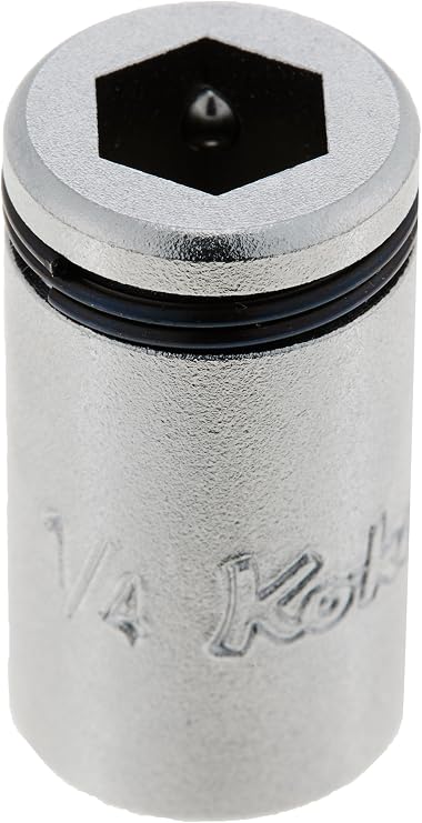 Ko-ken 2137 1/4 Sq. Dr. Adaptor 1/4 For 1/4H Bit Length 22.5mm