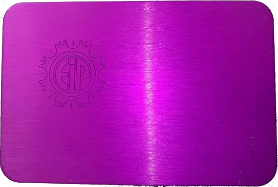 Nikola Tesla Purple Positive Energy Plate Plates - Extra Small (2.25 x 3.25)