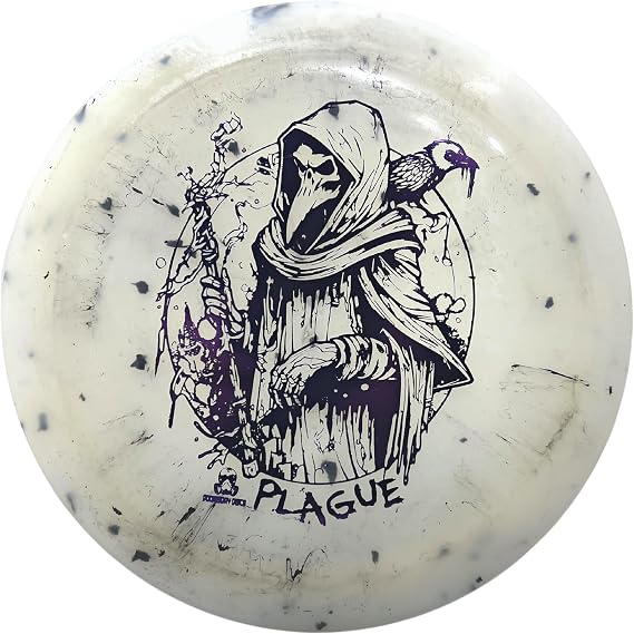 DOOMSDAY DISCS Plague Distance Driver | Advanced Disc Golf Driver | Glow in The Dark Plastic