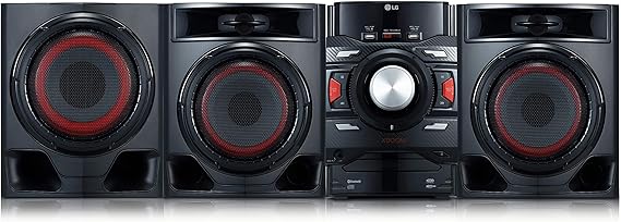 LG CM4590 XBOOM Bluetooth Audio System, Corded Electric, Black