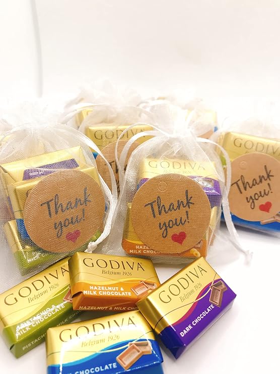 GODIVA Neapolitan Petit Gift 5 pieces×10 sets drawstring gift wrapping White Day wedding