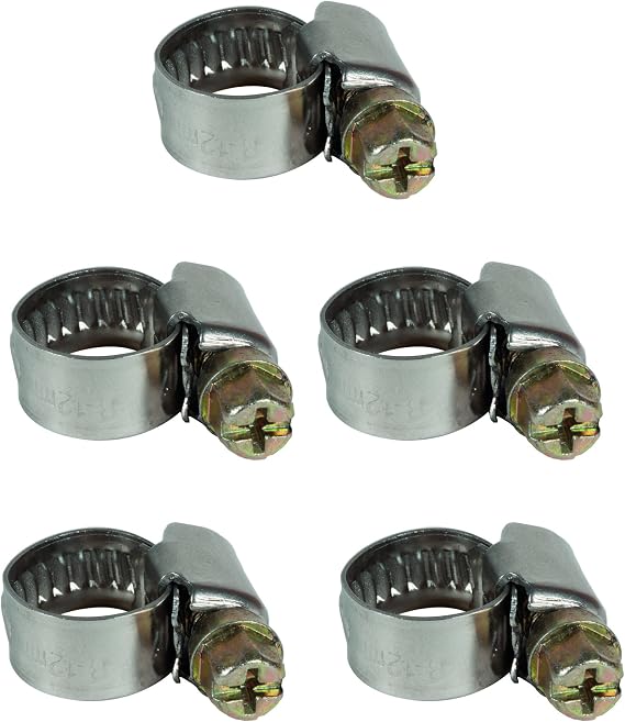Orijinal Einhell Kelepçe Seti 5 Parça (Kompresör Aksesuarı, basınçlı hava hortumları için hortum kelepçeleri, Ø 8-12 mm arası, 5 adet kelepçe) - 4139670