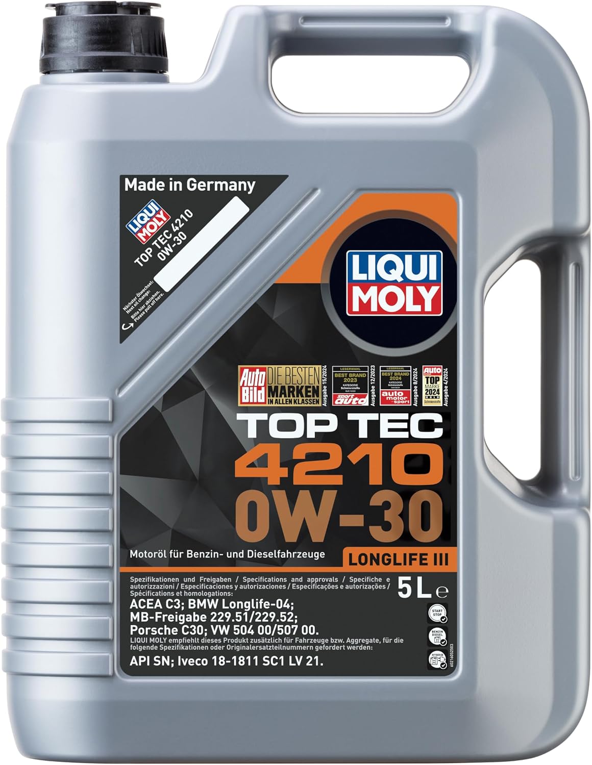 Liqui Moly Top Tec 4210 0W-30 5 lt Engine Ya