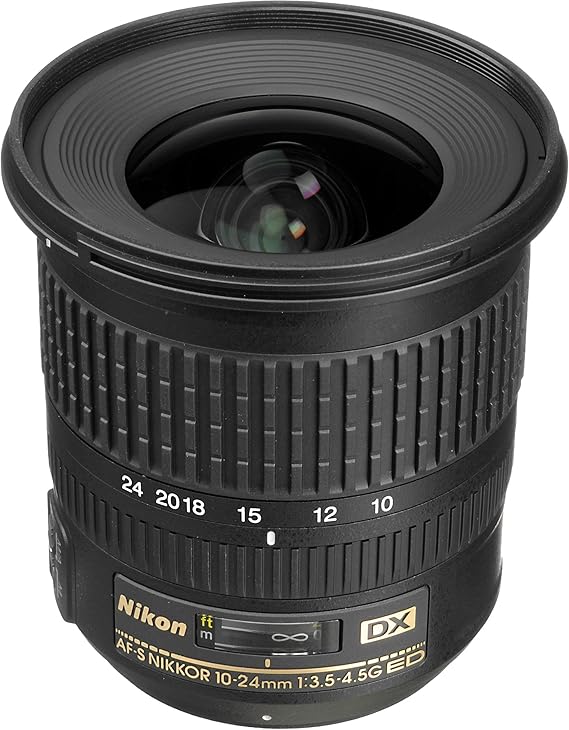 Nikon 10-24mm f3.5-4.5G ED AF-S DX Nikkor Wide-Angle Zoom Lens for Nikon Digital SLR Cameras