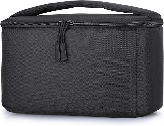 S-ZONE Padded Folding Camera Bag for DSLR SLR Camera TLR Sony Canon Nikon or Flash