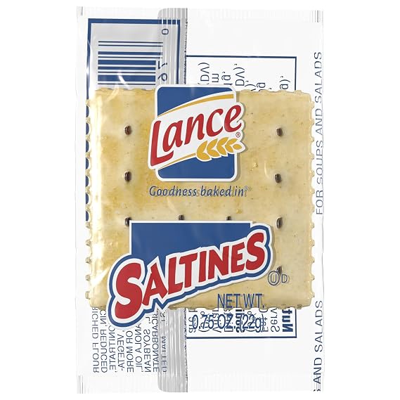 Lance Saltines Crackers, Single Serve Packs, 500 Count