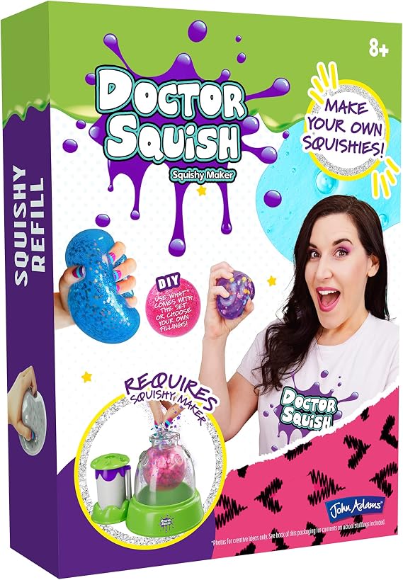 John Adams | Doctor Squish Squishy Maker Refill Pack: Make your own squishies! | Arts & crafts | Ages 8+,Green
