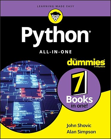 Python All-In-One For Dummies