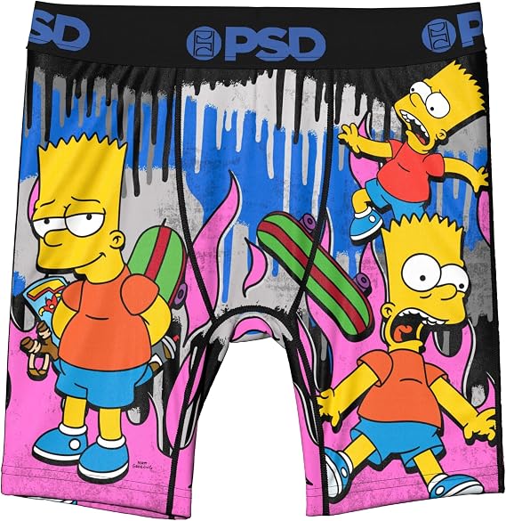 PSD Youth Boys Underwear The Simpsons Graphic Boxer Briefs, Packs & Singles