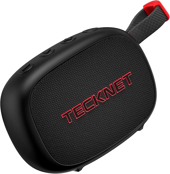 TECKNET Portable Bluetooth Speaker, IP67 Waterproof Speaker with Stereo Sound, Up to 30H Playtime, Magnetic Design, BT 5.4, TWS Pairing Small Bluetooth Speaker for Home/Party/Outdoor/Travel