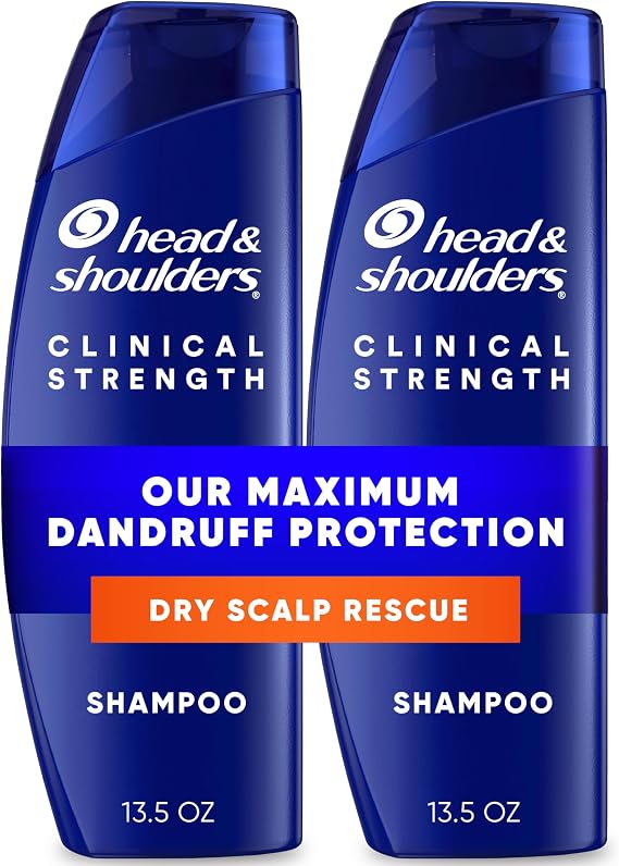 Head & Shoulders Klinik Kepek Savunması + Kuru Saç Derisi Kurtarma Şampuanı 13 oz İkiz Paket