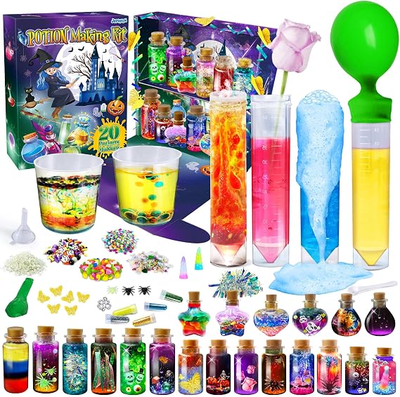 JOPSHEEN Potion Making Kit, 20 Bottles Potion DIY Craft Set for Kids, Christmas Birthday Toys Gifts for Boys Girls