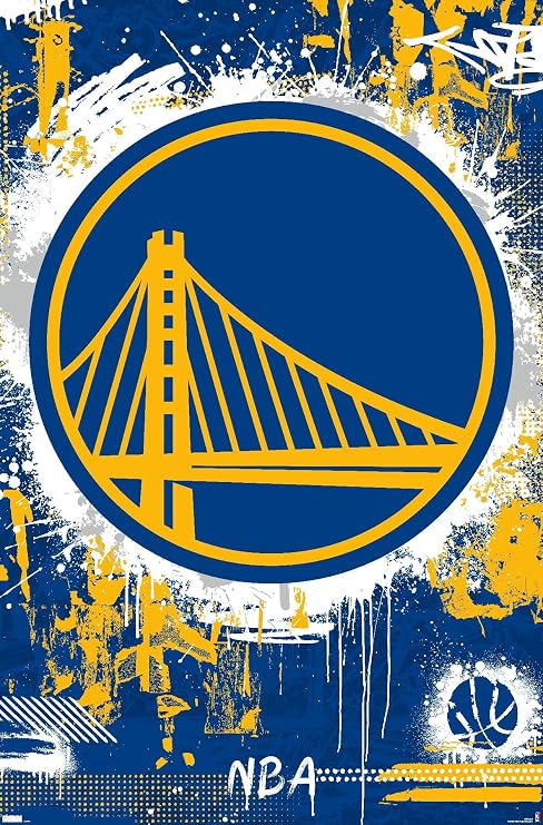 NBA Golden State Warriors - Maximalist Logo 23 Wall Poster, 34L" x 22.4W", Unframed Version