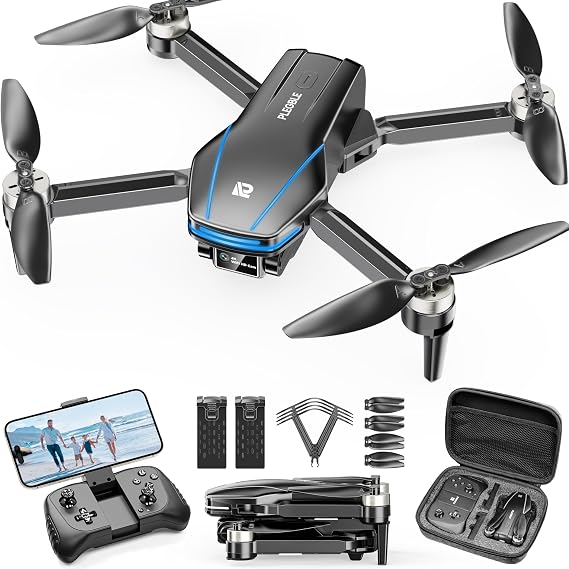 Drone with Camera for Kids Adults, Brushless RC Drone with Anti-Lost Alarm