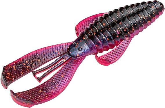 Strike King Rage Bug Fishing Lure, Soft Plastic Grub, Unique Design, Subtle Action