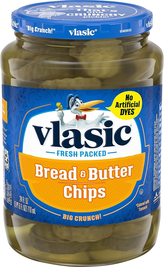 Vlasic Bread and Butter Chips 710ml 24floz