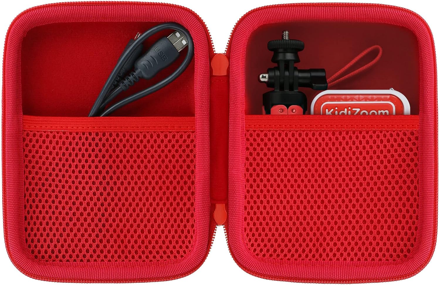 Aenllosi Hard Carrying Case Compatible with VTech KidiZoom Creator Cam red