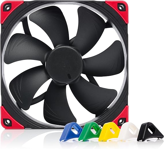 Noctua NF-A14 PWM chromax.black.swap, Premium Quiet Fan, 4-Pin (140mm, Black)