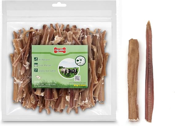 GigaBite All Natural Value Bully Sticks by Best Pet Supplies - 3 to 5 Inch, 1 Pound