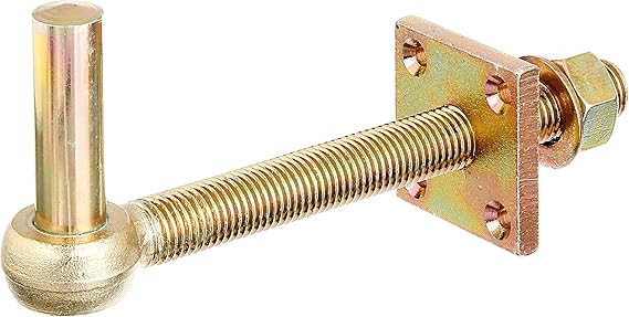 Alberts 318994 Bracket for Screw-Through Shutter Hinges and Clamps, Silver